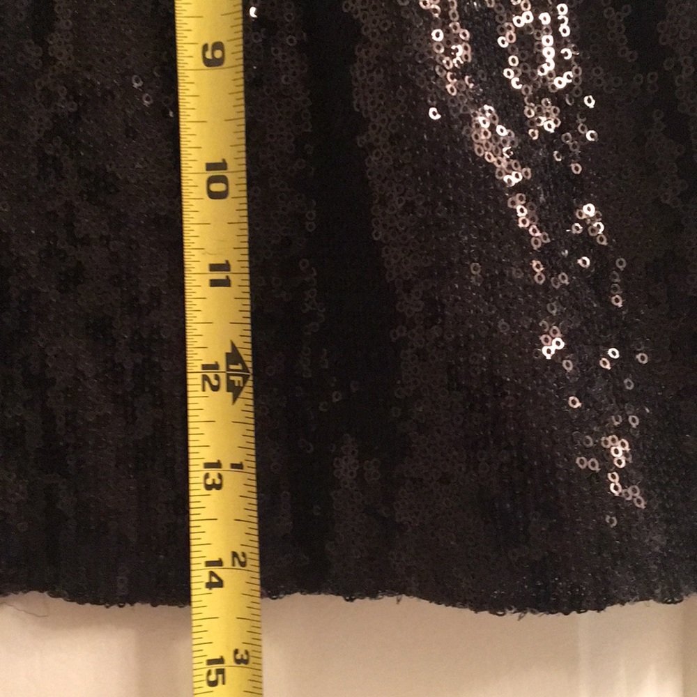 Scoop black sequined mini-skirt - Picture 3 of 3